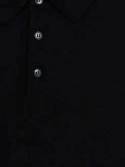 Polo in maglia di lana leggera