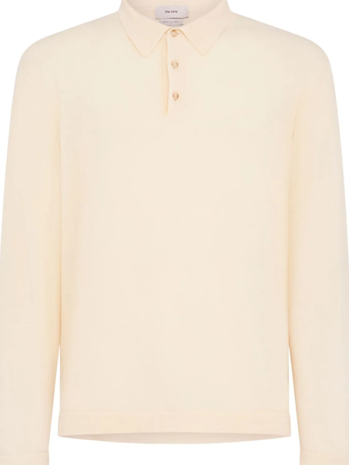 Polo in maglia di lana leggera