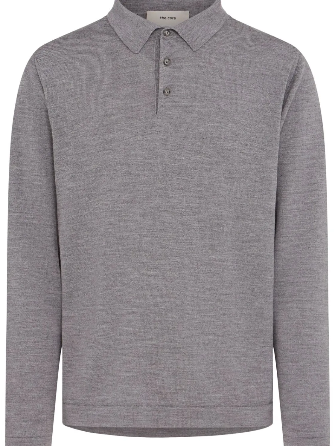 Polo in maglia di lana leggera