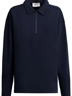 Polo maniche lunghe in misto cotone