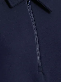 Polo maniche lunghe in misto cotone