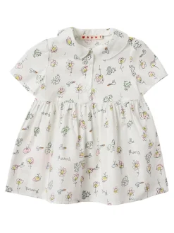 Printed cotton dress