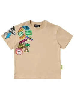 Printed cotton jersey t-shirt