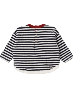 Printed cotton long sleeve t-shirt