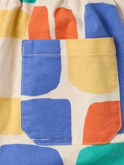 Printed cotton pants
