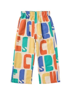 Printed cotton pants