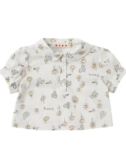 Printed cotton shirt