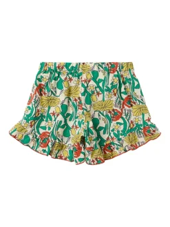 Printed cotton shorts