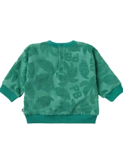 Printed cotton sweatshirt