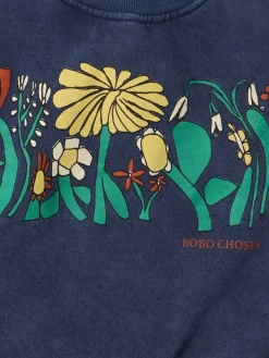 Printed cotton sweatshirt