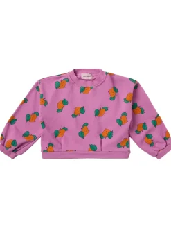 Printed cotton sweatshirt