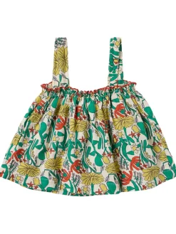 Printed cotton top