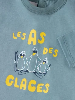Printed cotton t-shirt