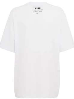 Printed cotton t-shirt
