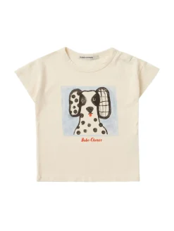 Printed cotton t-shirt