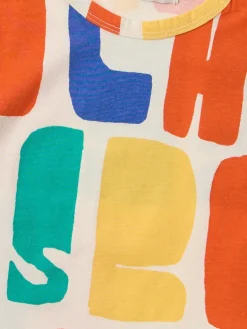 Printed cotton t-shirt