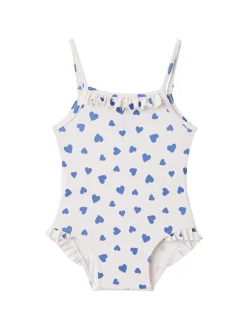 Printed one piece swimsuit