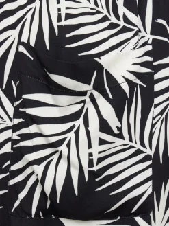 Printed viscose shorts