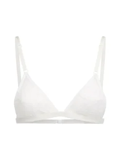Reggiseno a triangolo in tulle con ricamo in pizzo