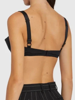 Reggiseno in raso e pizzo