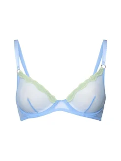 Reggiseno in tulle trasparente