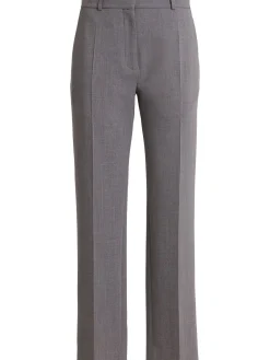 Relian stretch wool straight pants