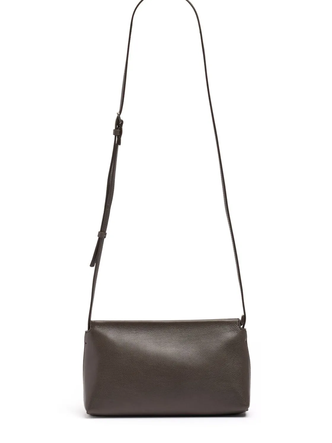 Rene micro grain leather shoulder bag