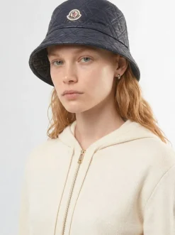 Reversible nylon bucket hat