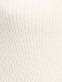 Ribbed cotton tank top