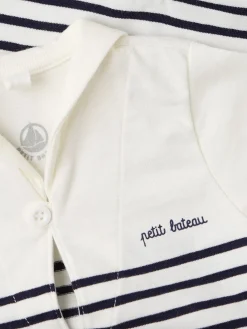 Sailor printed cotton jersey romper