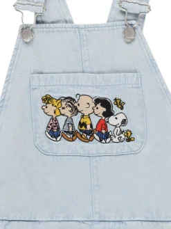 Salopette in denim di cotone