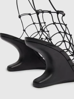 Sandali Web Cantilever in pelle 80mm