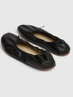 Scarpe basse Round Ballet in pelle
