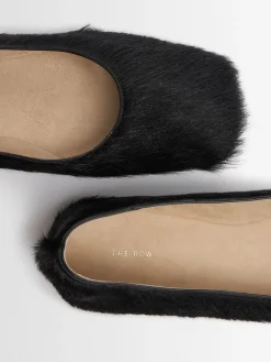Scarpe basse Square Ballet in pelle