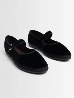 Scarpe Mary Jane Antonia in velluto