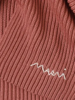 Sciarpa in maglia di misto lana