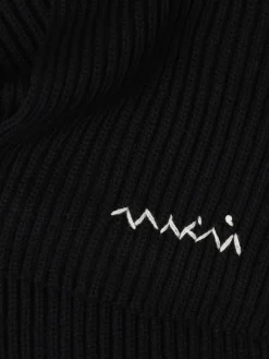 Sciarpa in maglia di misto lana