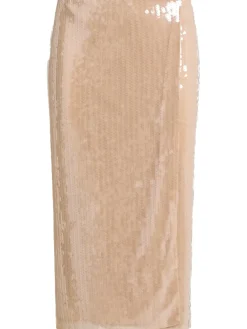 Sequined midi skirt