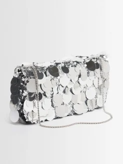 Sequined shoulder bag