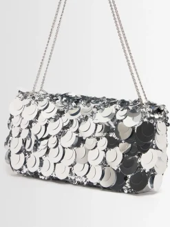 Sequined shoulder bag