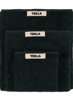 Set di 3 asciugamani in cotone organico