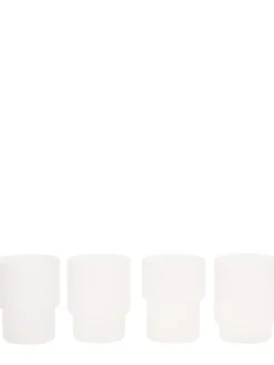 Set di 4 bicchieri Ripple