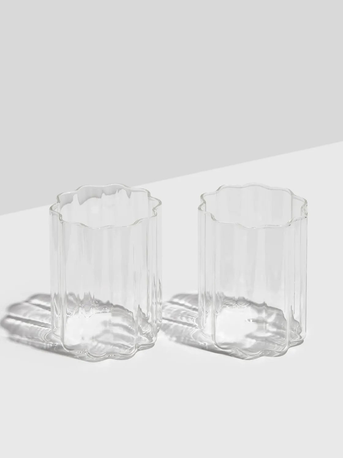 Set di 2 bicchieri Wave