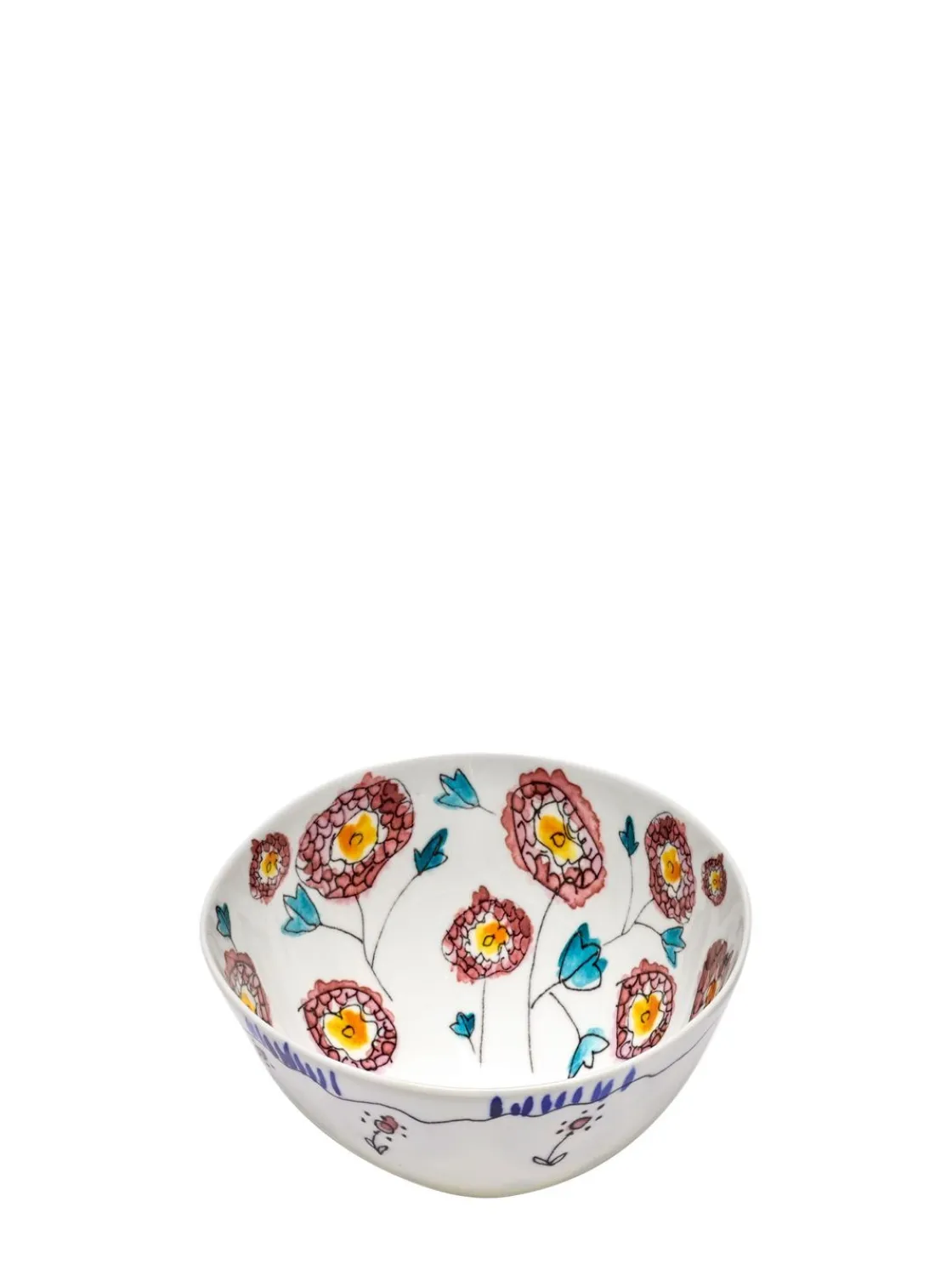 Set di 2 ciotole Anemone Milk