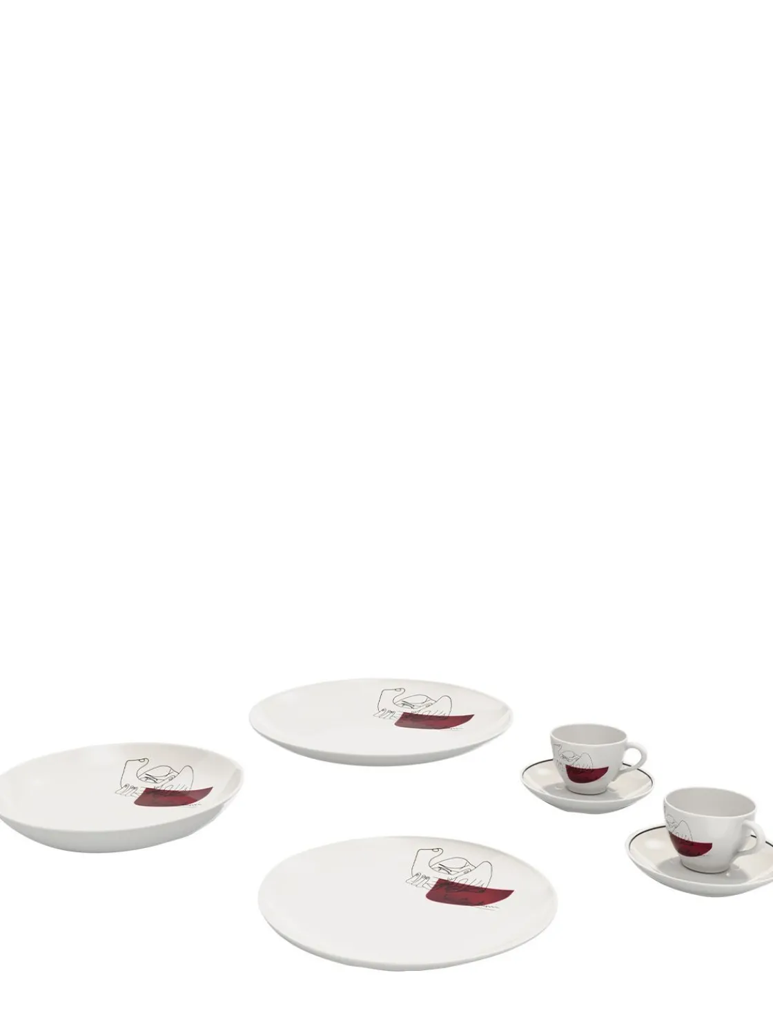 Set di 2 piatti Service Prunier