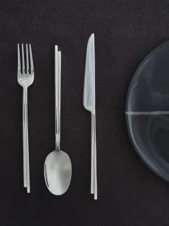 Set di 5 posate Dune in acciaio inox