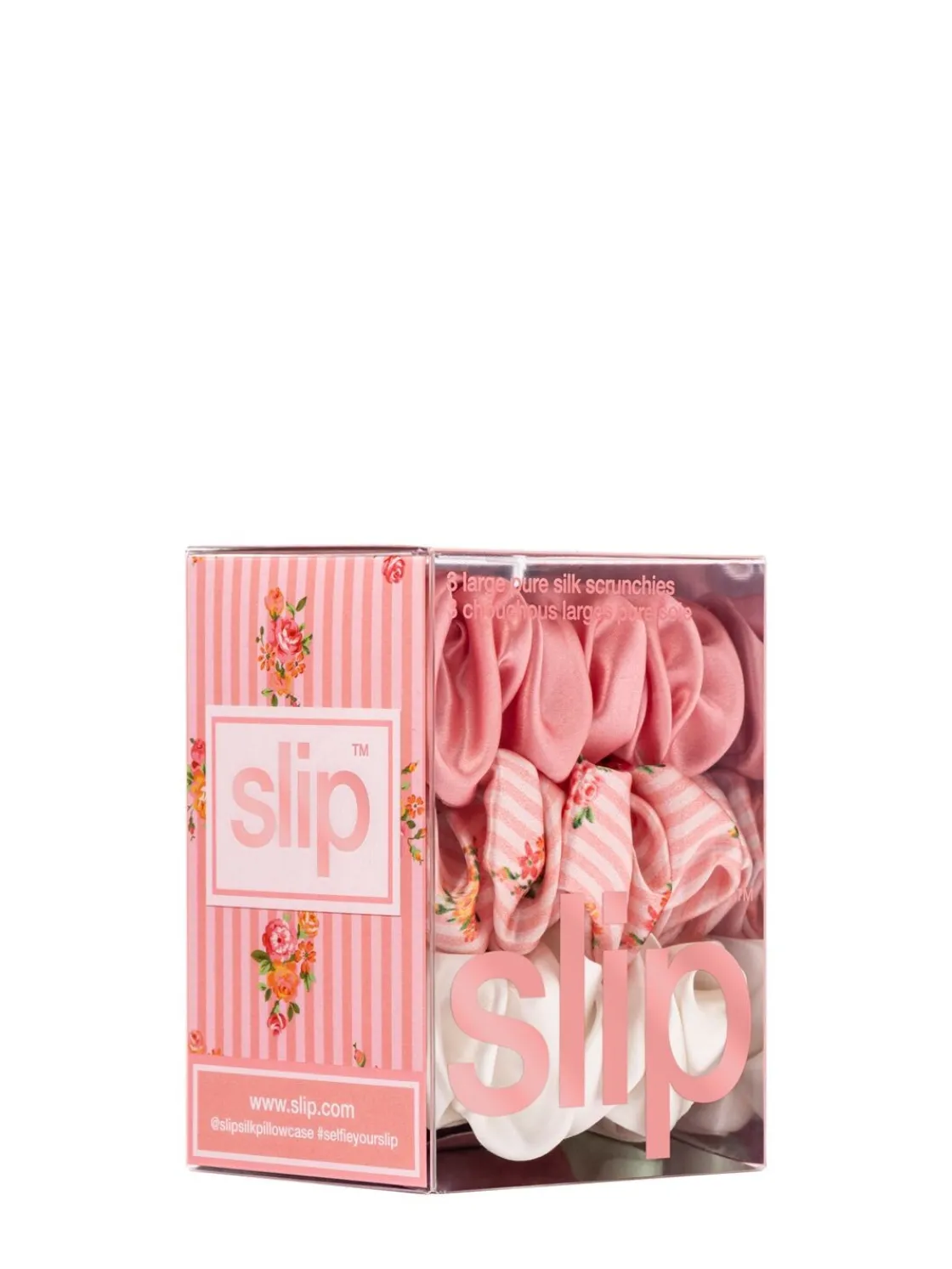 Set di 3 scrunchie grandi in seta