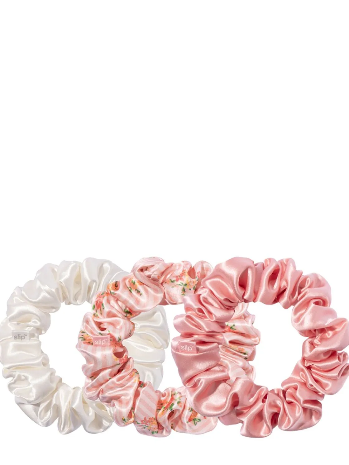 Set di 3 scrunchie grandi in seta