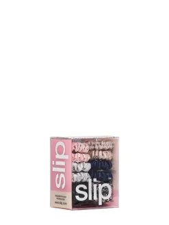 Set di 12 scrunchie mini in seta pura