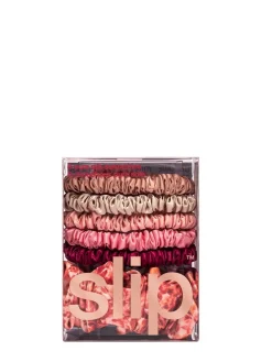 Set di 6 scrunchie misti Flora in seta